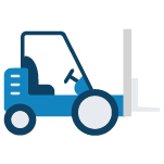 Icon of a forklift