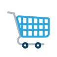 Illustration of grocery cart