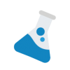 Science beaker icon